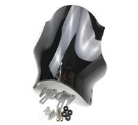 NMLAFS Durable Carénage de Phare Rond pour Suzuki Bandit GSF 600 1200 GS500 GSX1100G VX800, becquet de Pare-Brise de Moto Accessoires de Pare-Brise(Black)