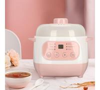 NMLLTB Cuiseur électrique Intelligent en céramique for Soupe et Bouillie, 1 l, mijoteuse, marmite Multifonction Anti-brûlure sèche (Prise américaine 110V)