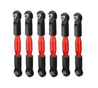 NMNRC Kit de tendeurs en alliage compatible avec Arrma 1/8 Typhon 3S BLX et 550 Mega 1/10 Big Rock V3 Series Upgrades Part Red