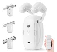 nmoiww Ouvre-rideau et ferme-rideau automatique, ouvre-rideau électrique avec télécommande, ajustement parfait pour stores bateaux et rails en U dans n’importe quelle pièce (1 x store bateau)