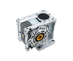 NMRV040 rv040 86mm Worm gear reducer Reduction ratio 5:1 to 100:1 input 14mm shaft for nema 24 34 80mm 90mm stepper electronic starter IINKUEYK(Ratio15,90X90)
