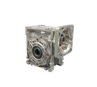 NMRV40 Speed reducer worm DC electronic starter gearbox RV040 18mm output 5:1-100:1 Worm Gearbox Speed Reducer for NEMA 34 electronic starter CZAOINCU(15 to 1)