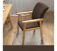 NMVAWIPT Chaise De Bureau avec Dossier Incurvé, Chaise D'étude Accoudoirs, Rembourrée for Chambre, Salon, Cuisine(Coffee)