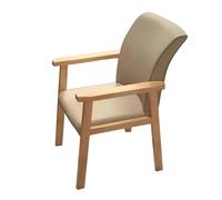 NMVAWIPT Chaise De Bureau avec Dossier Incurvé, Chaise D'étude Accoudoirs, Rembourrée for Chambre, Salon, Cuisine(Khaki)