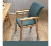 NMVAWIPT Chaise De Bureau avec Dossier Incurvé, Chaise D'étude Accoudoirs, Rembourrée for Chambre, Salon, Cuisine(Dar kgreen)