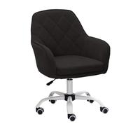 NMVAWIPT Chaise De Bureau Pivotante avec Soutien Lombaire, Hauteur Réglable, Dossier en Maille Respirante, Idéale for Le Travail, Les Études Et Les Jeux Vidéo.(Black)