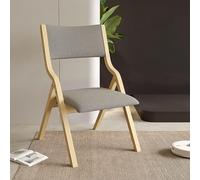NMVAWIPT Chaise De Salle À Manger Pliante en Bois avec Assise Rembourrée, Design Moderne du Milieu Siècle for Le Bureau Domicile