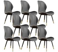 NMVAWIPT Chaises De Salle À Manger Modernes sans Accoudoirs avec Dossier Oreilles for, Cuisine Ou Bureau(A11,8pcs)