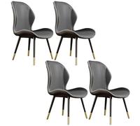 NMVAWIPT Chaises De Salle À Manger Modernes sans Accoudoirs avec Dossier Oreilles for, Cuisine Ou Bureau(A11,4pcs)
