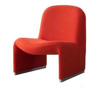 NMVAWIPT Fauteuil D'appoint Surdimensionné en Pure Laine, Fauteuil Lounge Rembourré avec Pieds Acier Inoxydable, Canapé De Lecture Une Place(F)