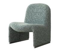 NMVAWIPT Fauteuil D'appoint Surdimensionné en Pure Laine, Fauteuil Lounge Rembourré avec Pieds Acier Inoxydable, Canapé De Lecture Une Place(D)