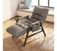 NMVAWIPT Fauteuil De Bureau Inclinable for Petits Espaces, Fauteuil Ergonomique Moderne avec Dossier Réglable Et Poche Latérale(Dark Grey)