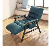 NMVAWIPT Fauteuil De Bureau Inclinable for Petits Espaces, Fauteuil Ergonomique Moderne avec Dossier Réglable Et Poche Latérale(Ruby Blue)