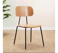 NMVAWIPT Lot De 2 Chaises Salle À Manger Modernes en Bois for Événements, Bureau, Mariage, Fête, Chaise Longue Industrielle Confortable avec Cadre Métal(Color 9)