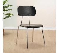 NMVAWIPT Lot De 2 Chaises Salle À Manger Modernes en Bois for Événements, Bureau, Mariage, Fête, Chaise Longue Industrielle Confortable avec Cadre Métal(Color 1)