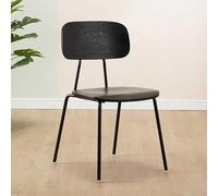 NMVAWIPT Lot De 2 Chaises Salle À Manger Modernes en Bois for Événements, Bureau, Mariage, Fête, Chaise Longue Industrielle Confortable avec Cadre Métal(Color 10)