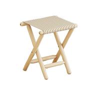 NMVAWIPT Petit Tabouret Pliant en Bois Massif, Portable Et Fait Main, for Se Changer À La Maison Ou Ferme. Style Chinois Ma Zha, Idéal for Le Salon, Les Loisirs(Style 2,L)