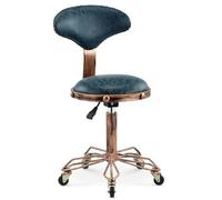 NMVAWIPT Tabouret À roulettes for Salon De Beauté, Cuisine, Bureau, Massage, Barbier, Rétro, Robuste, Réglable, Pivotant(Color 6,Color 3)