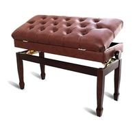 NMVAWIPT Tabouret De Piano Réglable avec Rangement, Banc Musique Classique en Bois Finition Cuir, Siège Hauteur for Studios(Color 9)