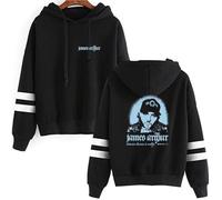 NMYTYUD Jame Arthur Sweats à Capuche, Sweatshirts Streetwear Imprimés Manches Longues Mode Femme Homme Fashion,Noir,3XL