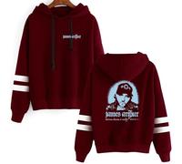 NMYTYUD Jame Arthur Sweats à Capuche, Sweatshirts Streetwear Imprimés Manches Longues Mode Femme Homme Fashion,Rouge,XXL