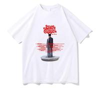 NMYTYUD Nina Chuba Arena Tour 2025 T-Shirt, Manches Courtes Col Ras du Cou Style Urbain Décontracté Unisexe à Porter Au Quotidien Style Smart Cool,Blanc,M
