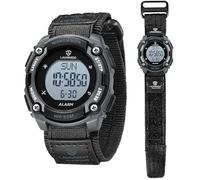 NN BEN NEVIS Montre numérique étanche pour homme avec alarme, calendrier, chronomètre, chronographe, rétro-éclairage