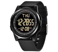 NN BEN NEVIS Montre pour homme, montre numérique avec chronomètre/compte à rebours/alarme/double heure/calendrier, montre bracelet ultra fine, minimaliste, tendance, simple, cadeau pour homme et