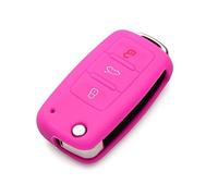 NN_KA Etui Coque Housse Silicone clé Compatible Plusieurs véhicules (Vérifiez vehicules compatibles dans Description Avant de Commander) 3 Boutons Choix (Rose)