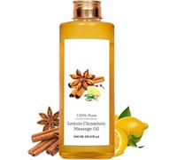 NN Lemon Cinnamon Massage Oil : Sensual Harmony Meets Natural Elegance | Vegan | Cruelty Free | Natural Bliss | 500 ml