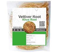 NN Vetiver Root 100g Khus Root Vetiveria Zizanioides Vala Kas Ramacham Vetiver for Hair Growth Healthy Skin (Pack of 1 X 100g)