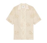 Nn07, Homme, Chemises, Beige, Taille: M Ben Embroidered Shirt