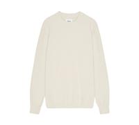 Nn07, Homme, Pulls, Beige, Taille: M Pull col rond Ecru avec Détails Mode