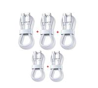 Nnbili 1-5 Pièces Câble De Chargement Ultra Rapide Téléphone De Type C,Câble De Données Usb C,10a,120w,Adapté Pour Oppo Vivo Huawei Mate60 Pro.5pcs.0.25m