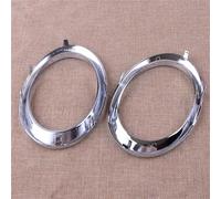 NNBINK Cache Antibrouillard Compatible avec Q5 2010 2011 2012 2 Pièces Couvercle Phare Antibrouillard Pare-Chocs Avant Garniture Cadre Phare Antibrouillard Pièces Décoration Protection Voiture