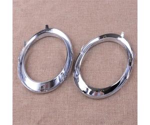 NNBINK Cache Antibrouillard Compatible avec Q5 2010 2011 2012 2 Pièces Couvercle Phare Antibrouillard Pare-Chocs Avant Garniture Cadre Phare Antibrouillard Pièces Décoration Protection Voiture