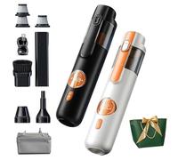 NNBWLMAEE 5-in-1 Smart Handheld Vacuum Cleaner Kit, 2026 Upgraded Handheld Cordless Mini Vacuum, Rechargeable Type-C Portable Dust Cleaner, 15kPa Strong Suction, for Car, Home & Pet Hair (Mix)