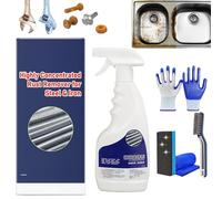 NNBWLMAEE Acssart Dissolvant antirouille robuste pour métal, le magicien dans la boîte à outils, puissant dissolvant de rouille pour pièces automobiles, matériel, sans acide, non corrosif, à base