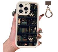 NNBWLMAEE Alyova Bookshelf Phone Case, Cartoon Bookshelf Phone Case, Shockproof Non Slip Soft, for iPhone 16 15 14 13 12 11 Pro Max (16,G)