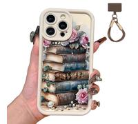 NNBWLMAEE Alyova Bookshelf Phone Case, Cartoon Bookshelf Phone Case, Shockproof Non Slip Soft, for iPhone 16 15 14 13 12 11 Pro Max (13ProMax,H)