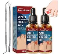 NNBWLMAEE Anti Paronychia Relief Oil, Paronychia Removal Gel, Ingrown Toenail Treatment, Toenailcare Removal Paronychia Oil, Nail Repair Gel (2PCS)