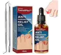 NNBWLMAEE Anti Paronychia Relief Oil, Paronychia Removal Gel, Ingrown Toenail Treatment, Toenailcare Removal Paronychia Oil, Nail Repair Gel (1PC)