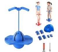 NNBWLMAEE Children's Balance Jumping Ball, Non-Slip Bouncing Ball with Handle and Pump, Safe Hopper Toy for Kids Ages 5+, Boys Girls and Adults Fitness Coordination Balance Training (A5)