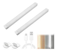 NNBWLMAEE Conceptan Lampe Led Magnétique Sans Perçage, 2026 Nouvelle Lampe Intelligente À Capteur De Mouvement Sans Fil Rechargeable, Pour Cuisine Escalier 4in/7.87in (2PCS-B,7.87in)