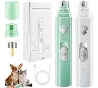 NNBWLMAEE Concertchop Dog Nail Grinder, Concertchop Nail Trimmer, Pet Paws Grooming Smoothing Tool, 3 Grinding Modes & 2 Levels, Ultra-Quiet Operation, USB Rechargeable, for All Dogs & Cats (Mix)