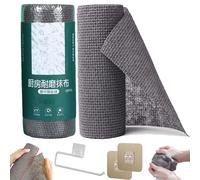 NNBWLMAEE Durable Kitchen Scrub Cloth, Microfiber Towels Cleaning Cloth Roll, Kitchen Wear-Resistant Cloth, Multipurpose Lint Free Cleaning Cloths for Kitchen - Reusable, Non-Stick Oil (1PC)