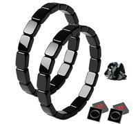 NNBWLMAEE Hematite Bracelet, 2026 New Hematite Bracelet for Men, Minimalist Masculine Design, Comfortable Wear, Restore Confidence Your Edge, Gift for Dad, Husband, Boyfriend (2PCS)