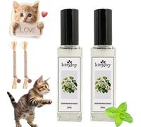 NNBWLMAEE Herbal Cat Joy, Kitty Joy Herbal Cat Joy, Celeri Pets Herbal Cat Joy, Spray à base de plantes, soulagement du stress et de l'anxiété, espace de vie heureux pour votre chat (2 pièces)