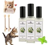 NNBWLMAEE Herbal Cat Joy, Spray à base de plantes, soulagement du stress et de l'anxiété, espace de vie heureux pour votre chat (3 pièces)