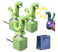 NNBWLMAEE Lizard Keychain Sound, LED Light Lizard Button Keychain, Portable Funny Stress Relief Gadget, Rechargeable Keychains Stress Reliever for Anxiety & Sensory Fun (A3)